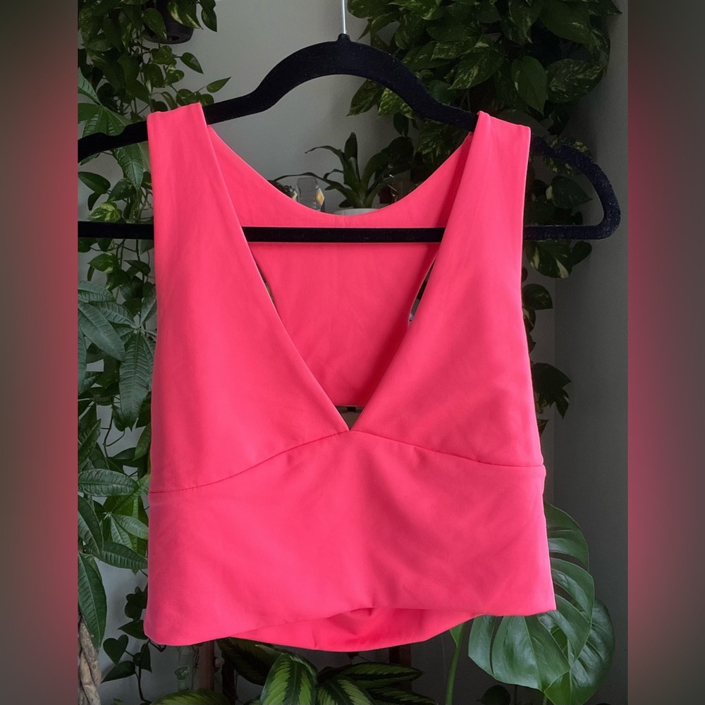 Neon Pink Crop Top
